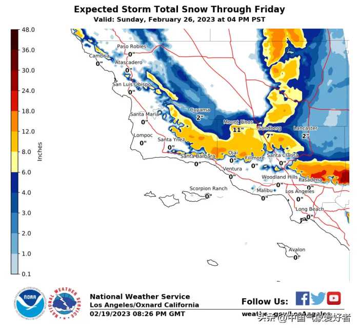 史上首次！洛杉矶暴雪预警，美国确定极端寒潮！分析：拉尼娜在变
